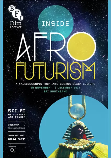 Poster for Inside Afro Futurism Season at BFI Southbank (28 November - 1 December 2014)