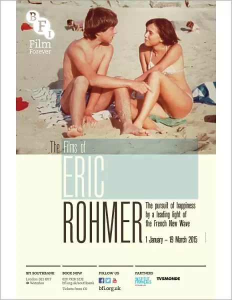 Poster for The Films Of Eric Rhomer Season at BFI Southbank (1 January - 19 March 2015)