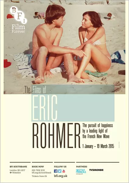 Poster for The Films Of Eric Rhomer Season at BFI Southbank (1 January - 19 March 2015)