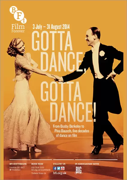 Poster for Gotta Dance, Gotta Dance Season at BFI Southbank (3 July - 31 August 2014)