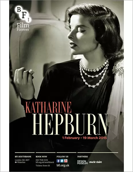 Poster for Katharine Hepburn Season at BFI Southbank (1 February - 19 March 2015)