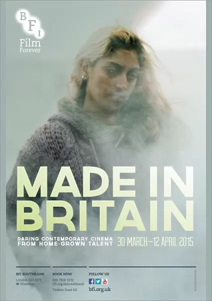 Poster for Made In Britain Season at BFI Southbank (30 March - 12 April 2015)
