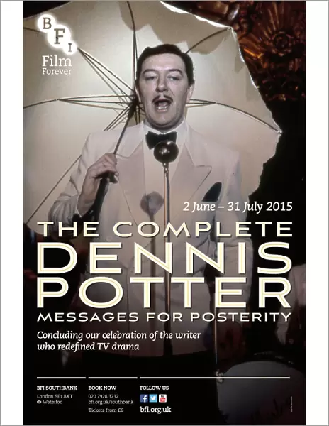 Poster for The Complete Dennis Potter Season at BFI Southbank (2 June - 31 July 2015)