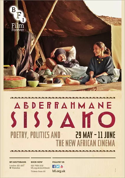 Poster for Abderrahmane Sissako Season at BFI Southbank (29 May - 11 June 2015)