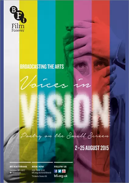 Poster for Voices in Vision Season at BFI Southbank (2 - 25 August 2015)