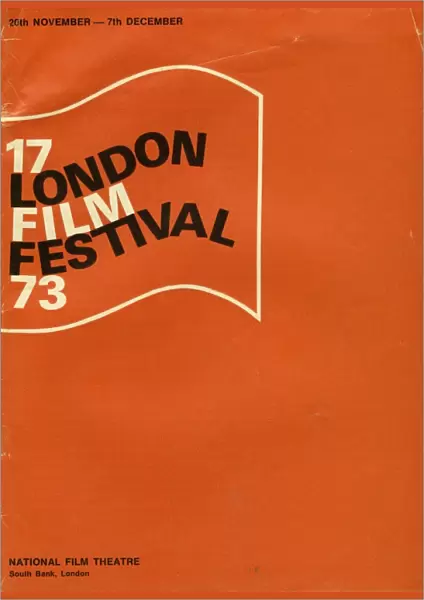 London Film Festival Poster - 1973