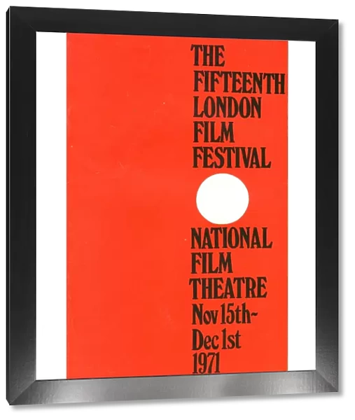 London Film Festival Poster - 1971