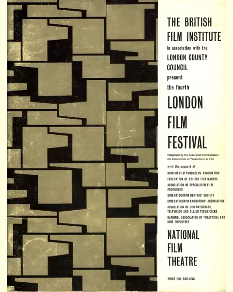 London Film Festival Poster - 1960
