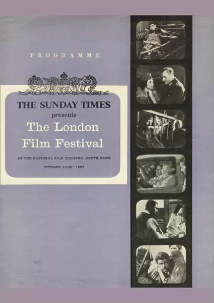 London Film Festival Poster - 1957