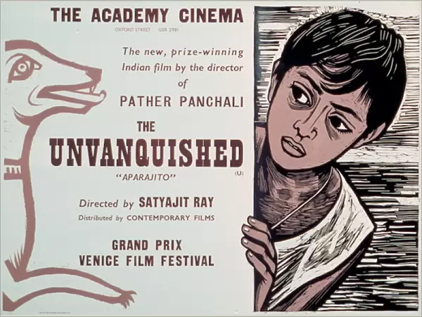 Academy Poster for Satyajit Rays The Unvanquished (1956)
