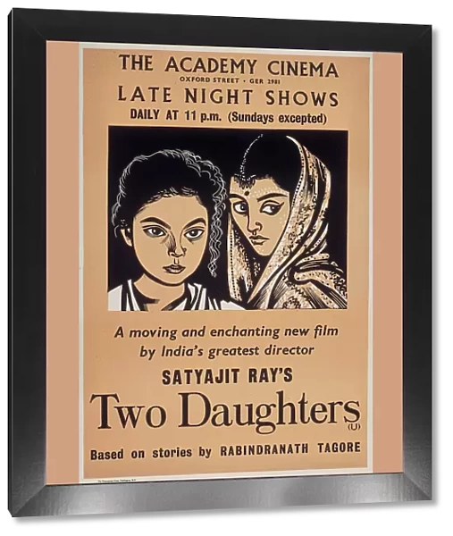 Academy Poster for Satyajit Rays Two Daughters (1961)