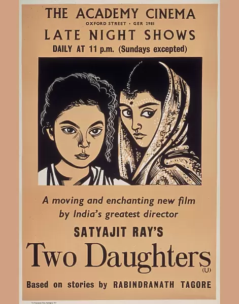 Academy Poster for Satyajit Rays Two Daughters (1961)