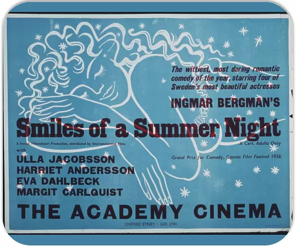 Academy Poster for Ingmar Bergmans Smiles of a Summer Night (1955)