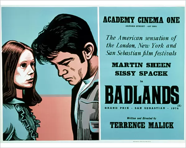 Academy Poster for Terrence Malicks Badlands (1973)