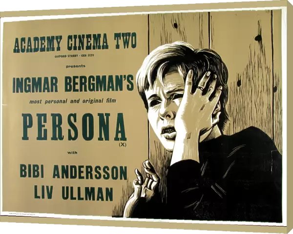 Academy Poster for Ingmar Bergmans Persona (1966)