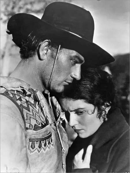 John Wayne and Marguerite Churchill in Raoul Walshs The Big Trail (1930)