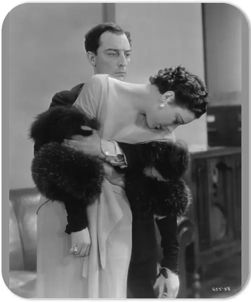 Buster Keaton and Phyllis Barry in Edward Sedgwicks What! No Beer? (1933)