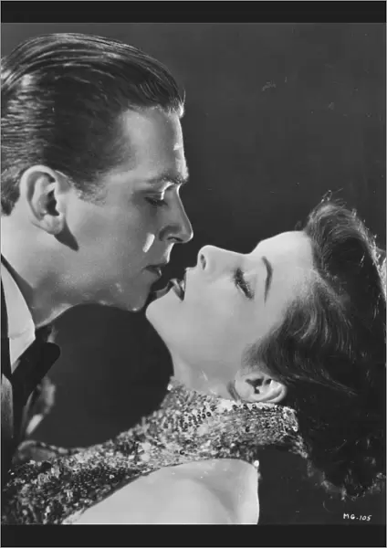 Douglas Fairbanks Junior and Katharine Hepburn in Lowell Shermans Morning Glory (1933)