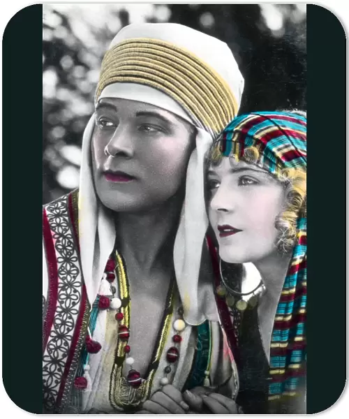 Rudolph Valentino and Vilma Banky in George Fitzmaurices Son of the Sheik (1926)