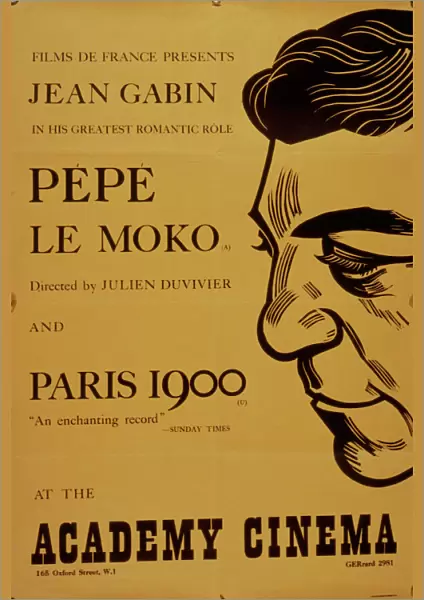 Academy Poster for Julien Duviviers Pepe Le Mokko (1937)