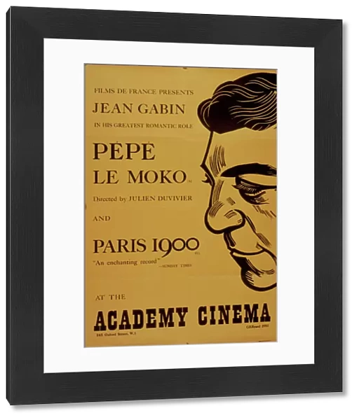 Academy Poster for Julien Duviviers Pepe Le Mokko (1937)