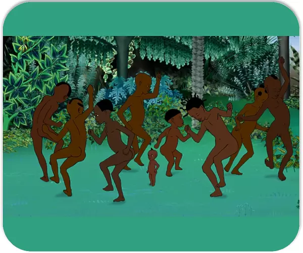 Animation Cel from Michel Ocelots Kirikou et la Sorciere (1998)