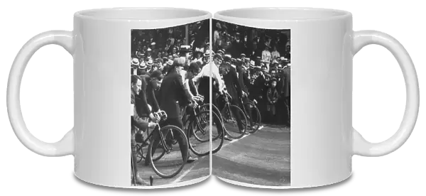 Trafalgar Day Cycle Race in Liverpool, 1901