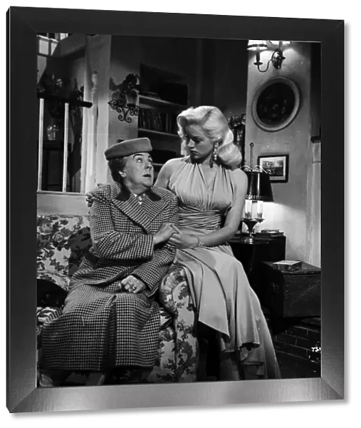Cicely Courtneidge and Diana Dors in Leslie Arliss Miss Tulip Stays The Night (1955)