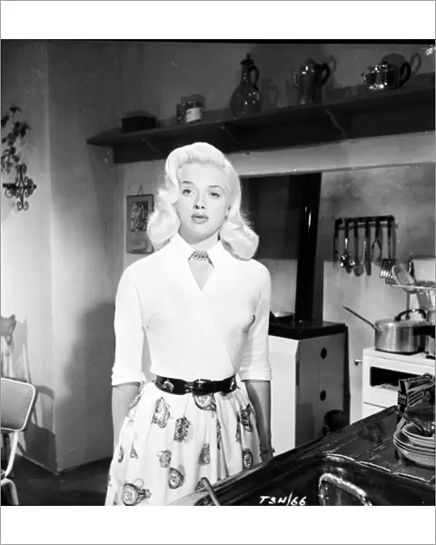 Diana Dors in Leslie Arliss Miss Tulip Stays the Night (1955)