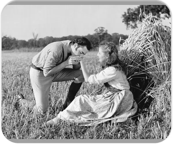 Terence Alexander and Sylvia Welling in Walter C Mycrofts Comin Thro the Rye (1947)