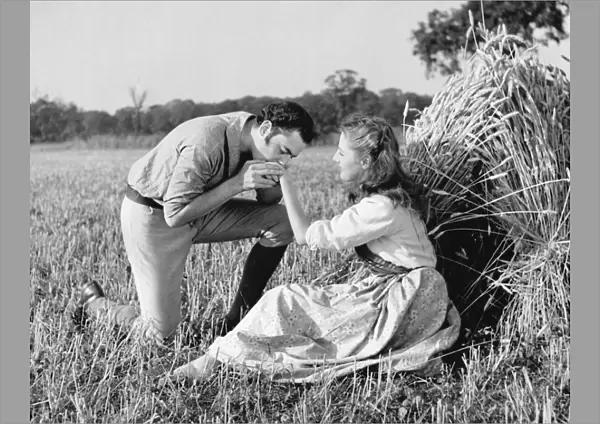 Terence Alexander and Sylvia Welling in Walter C Mycrofts Comin Thro the Rye (1947)