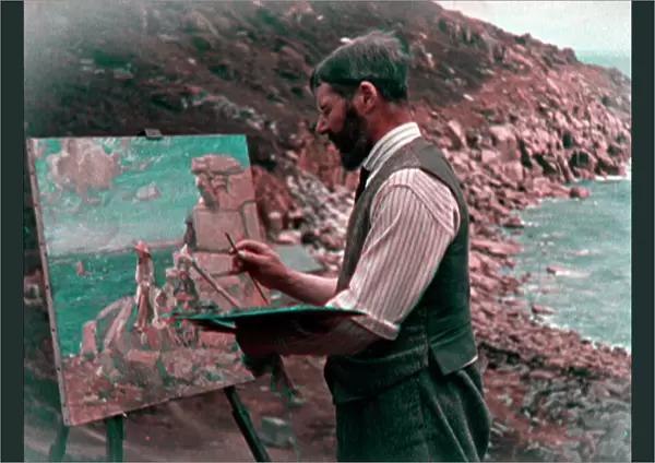 Lamorna Birch filmed by Claude Friese-Greene for The Open Road (1925)