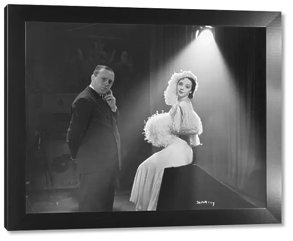 Victor Saville (Director) and Jessie Matthews in Evergreen (1934)
