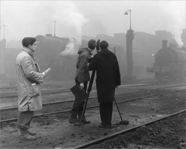 Michael Grigsby filming Enginemen (1959)