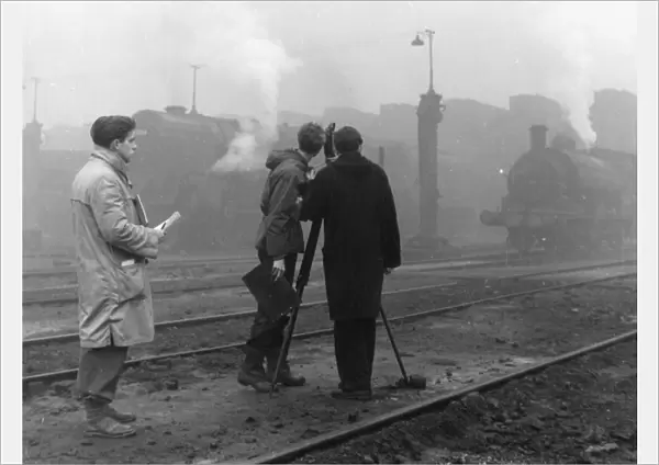 Michael Grigsby filming Enginemen (1959)