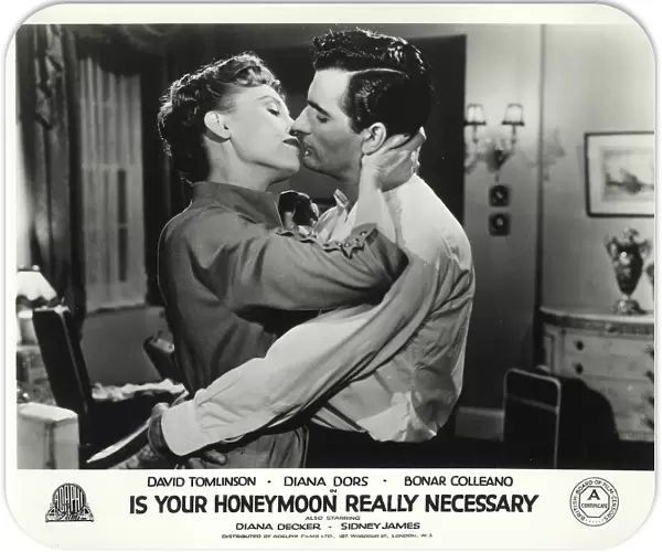 Diana Decker and Bonar Colleano in Maurice Elveys Is Your Honeymoon Really Necessary