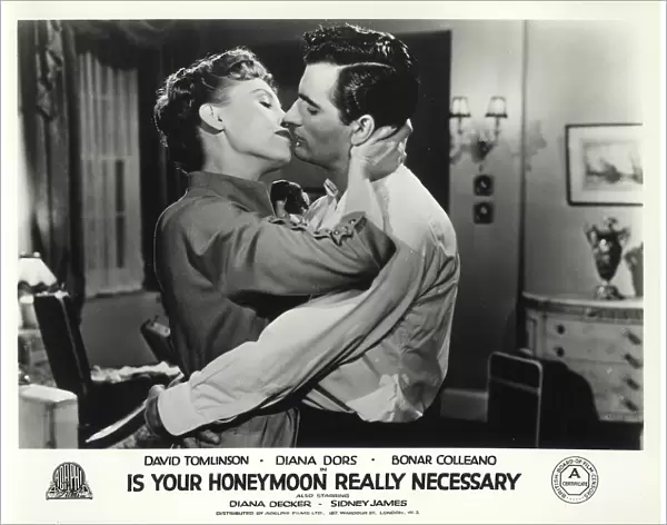 Diana Decker and Bonar Colleano in Maurice Elveys Is Your Honeymoon Really Necessary