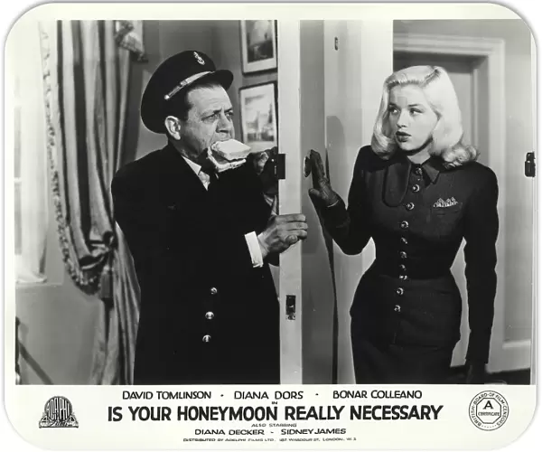 Sid James and Diana Dors in Maurice Elveys Is Your Honeymoon Really Necessary (1953)