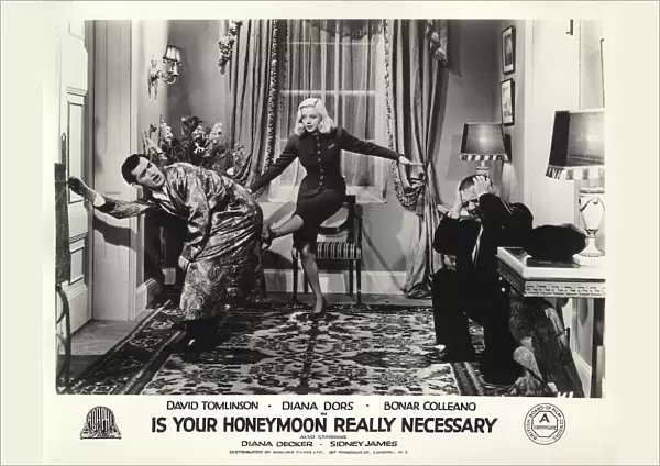 Bonar Colleano and Diana Dors in Maurice Elveys Is Your Honeymoon Really Necessary
