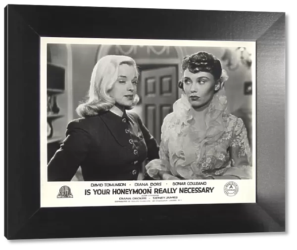 Diana Dors and Diana Decker in Maurice Elveys Is Your Honeymoon Really Necessary (1953)