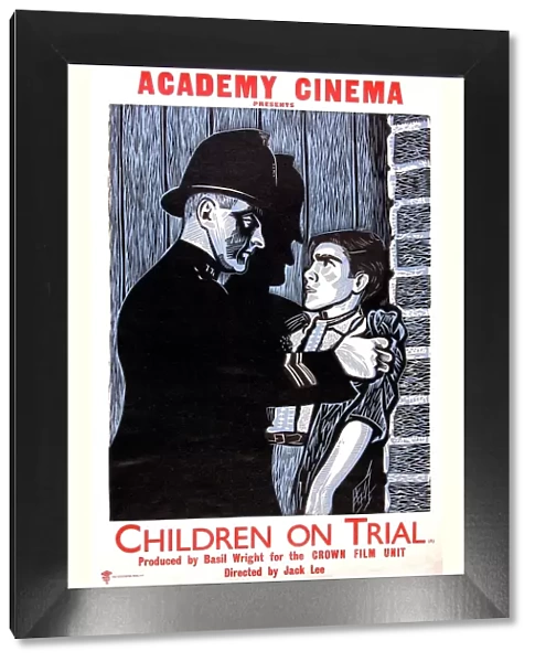 Academy Poster for Jack Lees Children on Trial (1946)