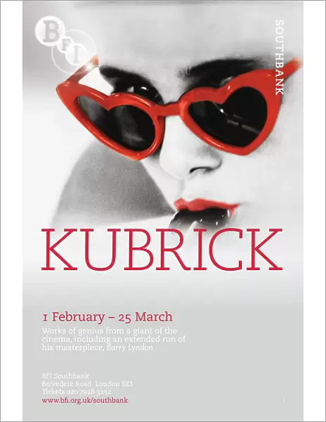 Poster for Kubrick Season at BFI Southbank (1 February to 25 March 2009)