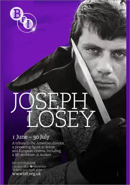 Poster for Joseph Losey Season at BFI Southbank (1 June - 30 July 2009)
