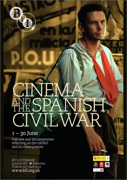 Poster for Cinema And The Spanish Civil War Seaso at BFI Southbank (1 - 30 June 2009)