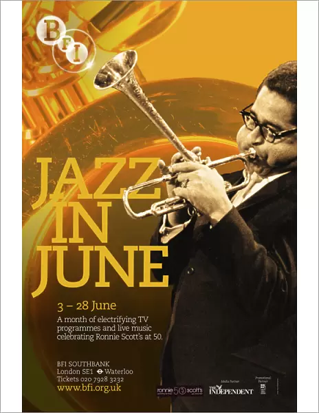 Poster for Jazz in June Season at BFI Southbank (3 - 28 June 2009)