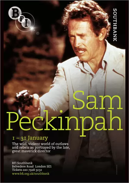 Poster for Sam Peckinpah Season at BFI Southbank (1 - 31 January 2009)