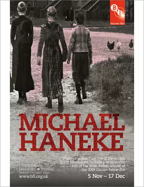 Poster for Michael Haneke Season at BFI Southbank (5 Nov - 17 Dec 2009)