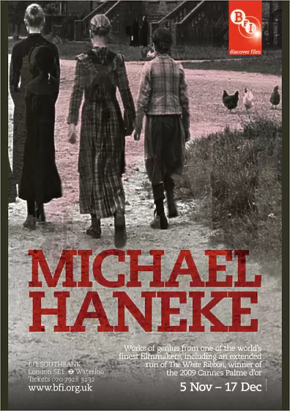 Poster for Michael Haneke Season at BFI Southbank (5 Nov - 17 Dec 2009)