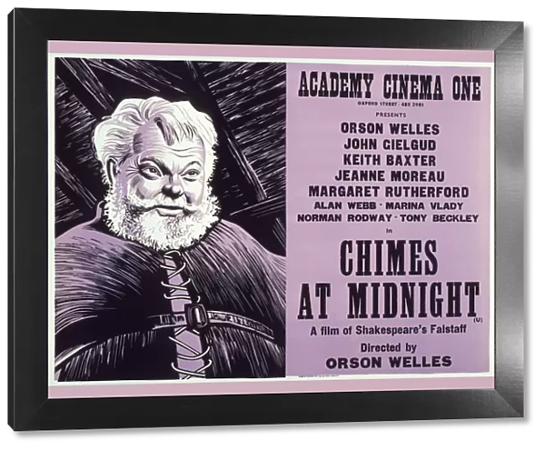Academy Poster for Orson Welless Chimes at Midnight (1966)