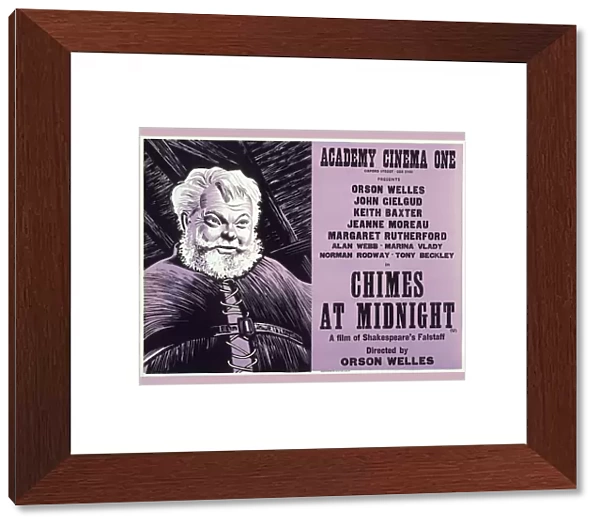 Academy Poster for Orson Welless Chimes at Midnight (1966)